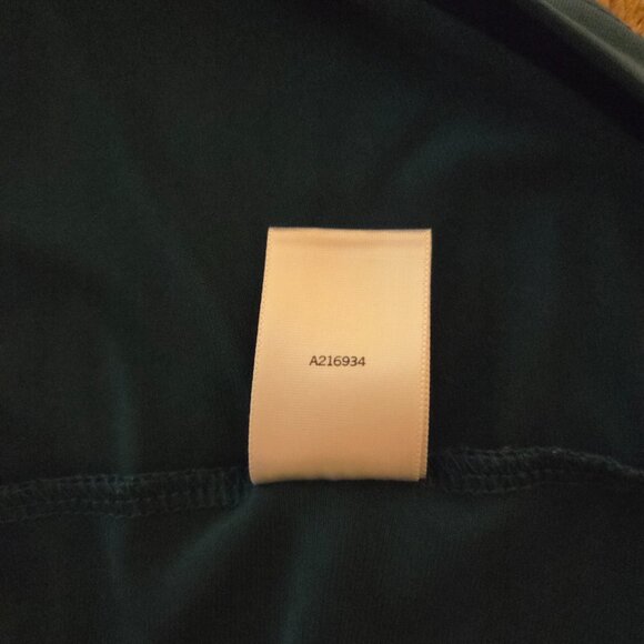 Susan Graver Liquid Knit Pullover Tunic Top Size 3X Pleated Neck Forest Green - Picture 7 of 9